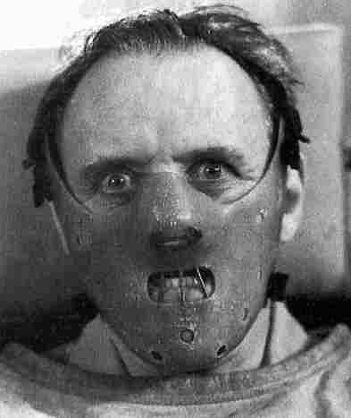 image of Anthony Hopkins in mask in Silence of the Lambs